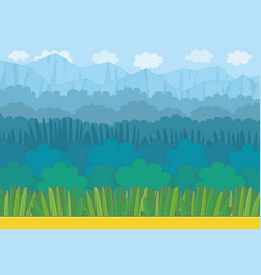 Nature landscape background Royalty Free Vector Image