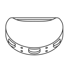 Tambourine Outline Icon Drum