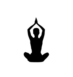 Yoga poses Royalty Free Vector Image - VectorStock