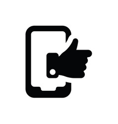 Mobile Social Like Icon