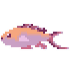 Pixel Art Fish Aquarium Pet