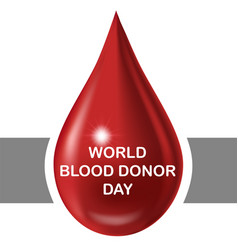 World Blood Donor Day June 14th Icon