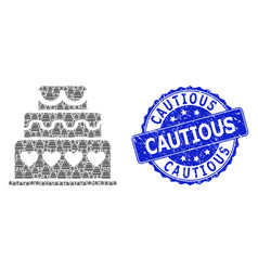 Distress Cautious Round Stamp And Recursion