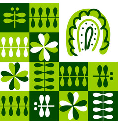 St Patricks Day Symbols Seamless Pattern