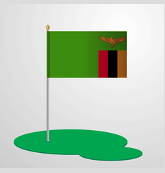 Zambia Flag Pole