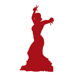 Flamenco Dancer Silhouette 04