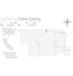 Map Glenn County In California