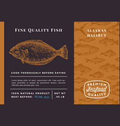 Premium Quality Alaskan Halibut Abstract