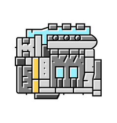 Car Engine Mechanic Color Icon