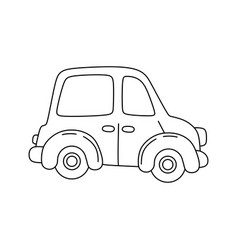 Car Black And White Coloring Book For Kids