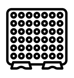 Pegboard Kid Bedroom Line Icon