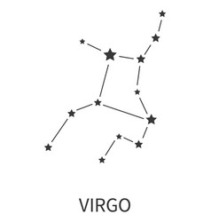 Virgo Icon Astrological Constellation Esoteric