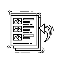 E-commerce Catalog Icon Hand Drawn Icon Set