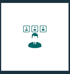 Hr Department Icon Simple Isolated