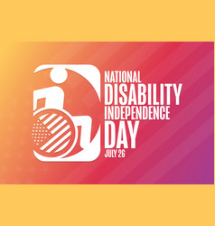 National Disability Independence Day July 26