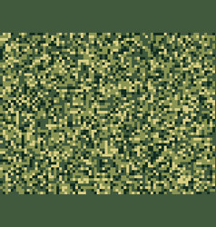 Pixel camo seamless pattern green forest Vector Image
