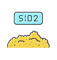 Sio2 Semiconductor Manufacturing Color Icon