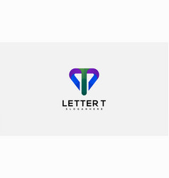 Letter T Design Logo Icon