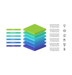 Pyramid Up Arrows Infographic Diagram Chart