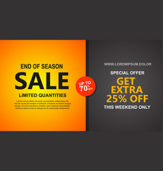 Sale Banner Layout Design