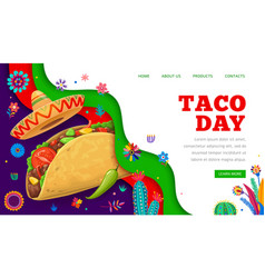 Taco Day Mexican Cuisine Restaurant Landing Page