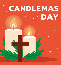 Design Candlemas Day In Flat Style