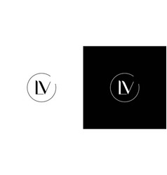 Modern And Luxury Lv Logo Design