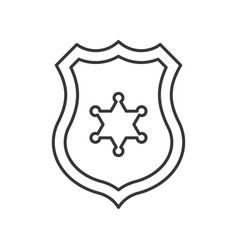 Police Badge Related Icon Editable Stroke