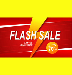 Flash Sale Banner Layout Design