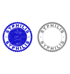 Grunge Syphilis Scratched Stamp Seals