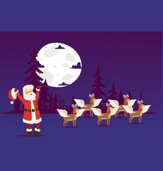 Refined Santa Claus Deer With White Wings