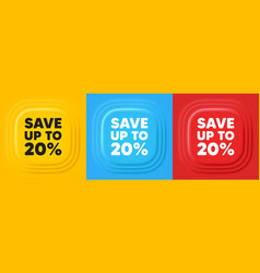 Save Up To 20 Percent Discount Sale Offer Price