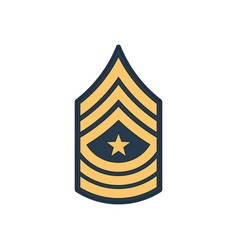 Sergeant Major Sgm Soldier Military Rank Insignia