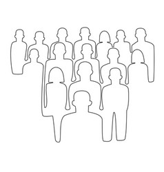 Crowd Drawing Vector Images Over 2 400