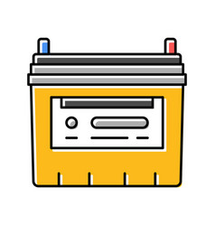 Flooded Lead Acid Battery Color Icon