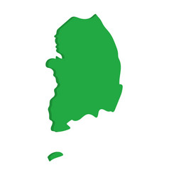 Korean Map Or Korea Map Icon