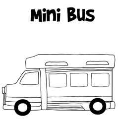 Mini Bus Hand Draw