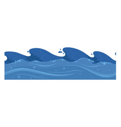 Ocean Waves Cartoon Sea Storm Water Surface