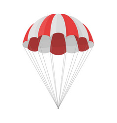 Parachute For Launching Cargo Isolated On White