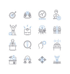 Drive Line Icons Collection Accelerate Motivate