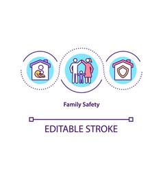 Family Safety Concept Icon