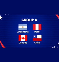 Group A Flag Ribbon American Football Usa 2024