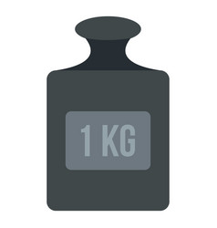 Weight 1 Kg Icon Isolated