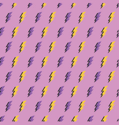 Lightening Thunder Bolt Repeat Pattern