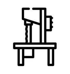 Bandsaw Equipment Line Icon