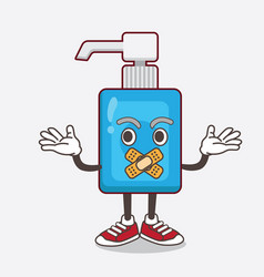 Hand Sanitizer Cartoon Mascot Character Making