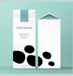 Minimal Juice Or Milk Flat Lay Packaging