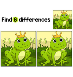 Frog With A Crown Find The Differences