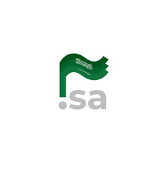 Saudi Arabia Flag Icon Original Simple Design Map