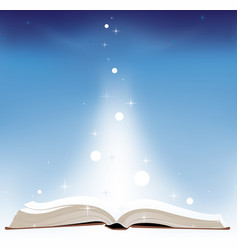 Book and shine Royalty Free Vector Image - VectorStock